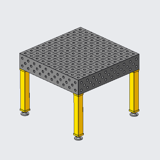 3D Welding table - steel | 1200*1200*200